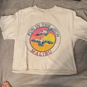 BRANDY MELVILLE fun in the sun Malibu tee